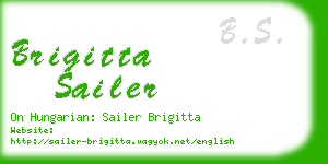brigitta sailer business card
